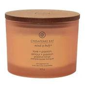 Svíčka Chesapeake Bay Candle 3 knoty, Love & Passion, Láska a vášeň, grapefruit a mango, 312 g