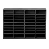 VEVOR Organizator za literaturo 36 predelkov 997x305x680 mm Siva