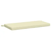 Vidaxl Blazina za klop SOEST 100% poliester Krem 60 x 40 x 5 cm