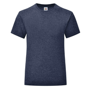 Navy Girls T-shirt Iconic Fruit of the Loom