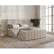 Boxspring postelja Paris Bis - 160x200 cm - tkanine Manila