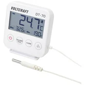 Voltcraft VOLTCRAFT DT-70 kabelsko temperaturno tipalo Merilno območje temperature -40 do +70 °C Vrsta senzorja NTC v skladu z zahtevami haccp, (20638434)