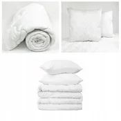 Enojna odeja Easy Sleep za celo leto 200x200 cm + 2 vzglavnika 70x80 cm.