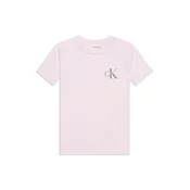 Calvin Klein Jeans Majica rjava/orhideja/bela