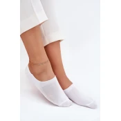 Milena Ladies Cotton Smooth Microstop Socks White