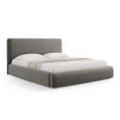 Postelja Beckley 160 (Riviera 91) Zakonske, Siva, 160x200, Blago, Posteljno dno, 180x220x100cm