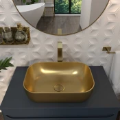 Umivaonik na plocu Concepto Bell Gold 46,5