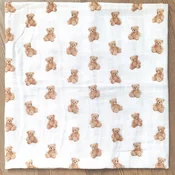 Lillo&Pippo muslin pelena 75x75cm, Meda