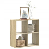 shumee vidaXL Polica, hrast sonoma, 68,5 x 32 x 68,5 cm, material na osnovi lesa