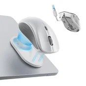 Brezžična magnetna miška ESR MagMouse s 4800 DPI ločljivostjo in ergonomskim dizajnom - white