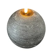 STERNTALER LED sveča, črna, višina 13 cm, krogla, baterija - Razno