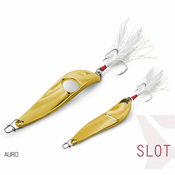 Blestivka Delphin SLOT – AURO 15g size 4/0