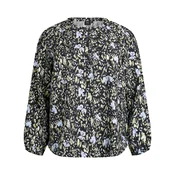 Zizzi Bluza Caava bež/modra/črna