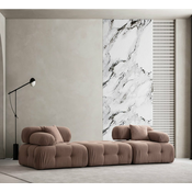 ATELIER DEL SOFA Sofa trosed Doblo 3 Seater ( L1 Pouffe 1R) Cappucino