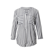 TOM TAILOR Bluza, modra, bela