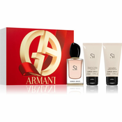 Giorgio Armani Si - EDP 50 ml + sprchový gel 50 ml + tělové mléko 50 ml