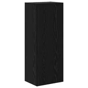 Vidaxl TV stenska omara Črna Orehovina 40,5 x 30 x 102 cm