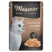 Miamor Feine Filets v želeju 6 x 100 g - Tuna & losos
