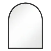 Songmics Stensko ogledalo konveksno z aluminijastim okvirjem
