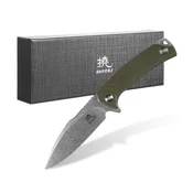 shumee Shiori ? Midori No-Shi - full-tang lovski/taktični nož iz jekla 10Cr15CoMov, Stone Washed