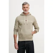 Tommy Hilfiger pulover s kapuco moški z bombažem