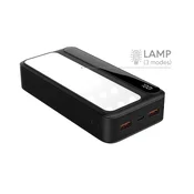 REBELTEC Powerbank P20 LCDPD 20.000mAh sa svjetiljkom