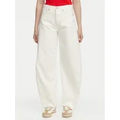 Tommy Jeans Jeans hlače DW0DW22662 Bela Barrel Fit