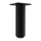 Pohištvena noga o 30 mm dolžina 100 mm aluminij črn