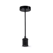 Ledvance - Visilica na sajli PENDULUM ROBBIN 1xE27/15W/230V crna