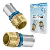 shumee PEX 20x1/2 GZ nipple stisnjen stisnjen fiting Alupex Strong