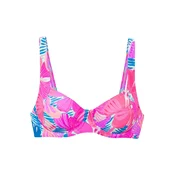 SUNSEEKER Bikini zgornji del modra/pastelno modra/roza/pitaja