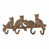 Stenski obešalnik Esschert Design Cats World