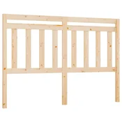 Vidaxl Posteljno vzglavje 146x4x100 cm trdna borovina