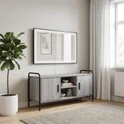 vidaXL TV omarica 99 x 33 x 50 cm Siva Sonoma Inženirski les