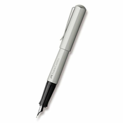 Faber-Castell Hexo srebrno mat nalivno pero M