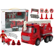 slomart Gasilsko vozilo z dvigalom in znaki (LEAN TOYS)