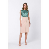 Style Žensko krilo midi Lyoth S343 bež S