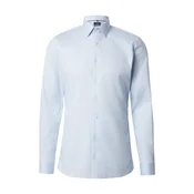OLYMP Poslovna srajca No 6 pastelno modra/bela