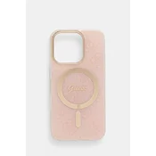 shumee Ovitek Guess MagSafe za iPhone 16 Pro 6,3 roza