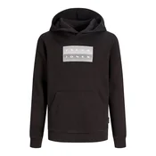 Jack & Jones Junior Majica JCOFusion siva/svetlo siva/črna