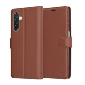 Etui Techsuit Leather Folio za Samsung Galaxy A26 - rjav