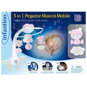 INFANTINO Vrteška pink 3u1