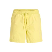 JACK & JONES Kratke kopalne hlače JPSTMAUI  pastelno rumena