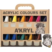 Renesans AKryl Set akrilnih barv 12 x 100 ml