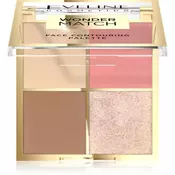 Eveline Cosmetics Wonder Match večnamenska paleta 4 v 1 odtenek 02 10,8 g