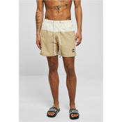 Mens Block Union Swimsuit Beige/Cream