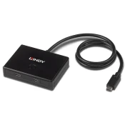 LINDY 2 Port USB 3.2 Gen 1 Type C Bi-Directional Switch