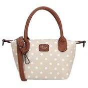Charm London Buckingham 25511 Dots wit op taupe