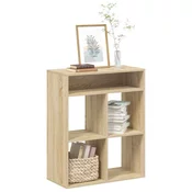 Ormaric za knjige boja hrasta 66x31x80 cm konstruirano drvo