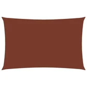 Vidaxl vidaXLX Senčno jadro oksford blago pravokotno 2,5x5 m terakota